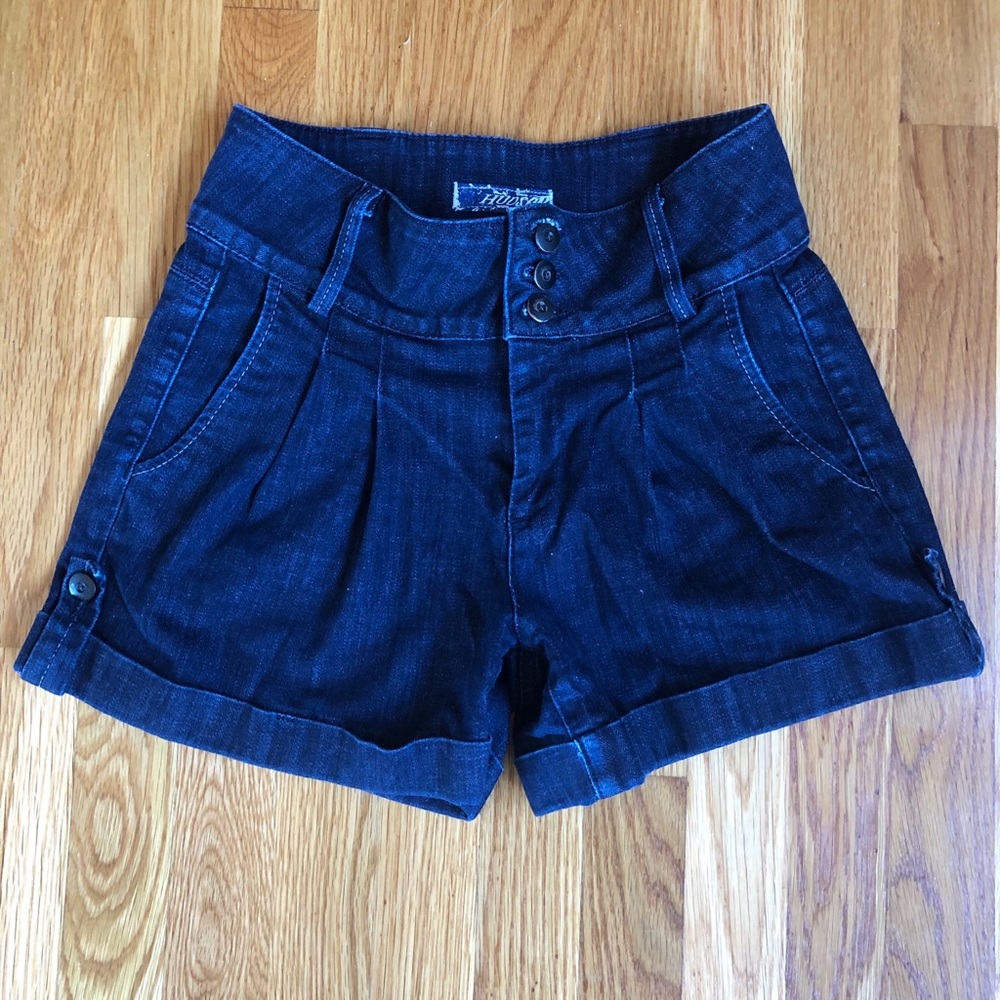 Hudson Jeans cuffed and high waisted shorts